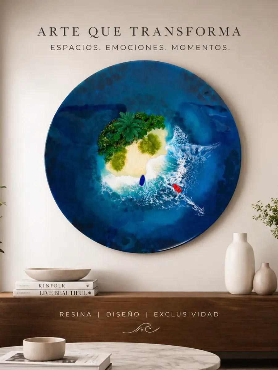 Obra Resina - Azul Caribe 04