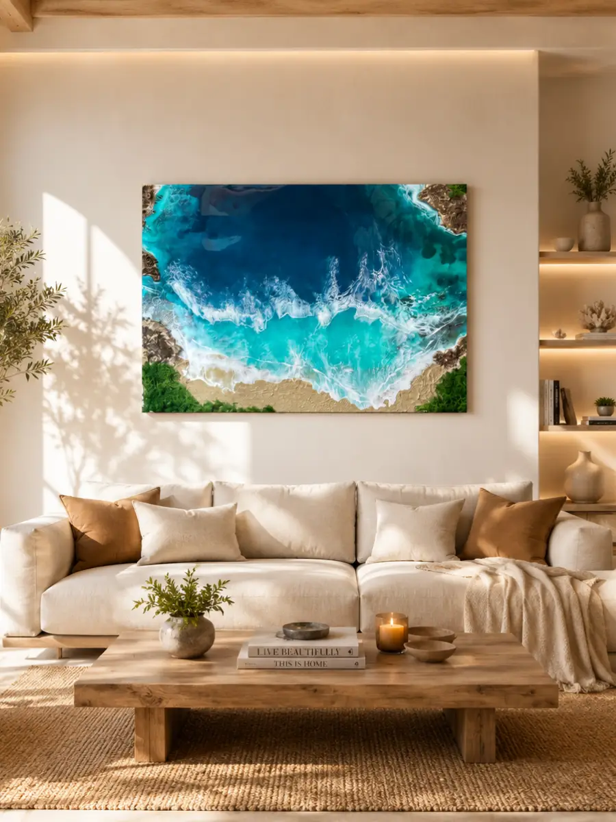 Obra Resina - Azul Caribe 06