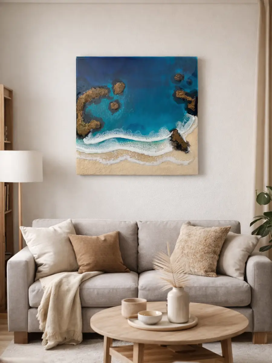 Obra Resina - Azul Caribe 07